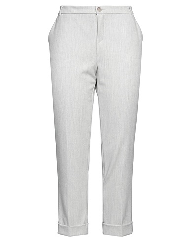 XANDRES Pantalone Grigio chiaro 62% Poliestere, 26% Viscosa, 9% Lana, 3% Elastan