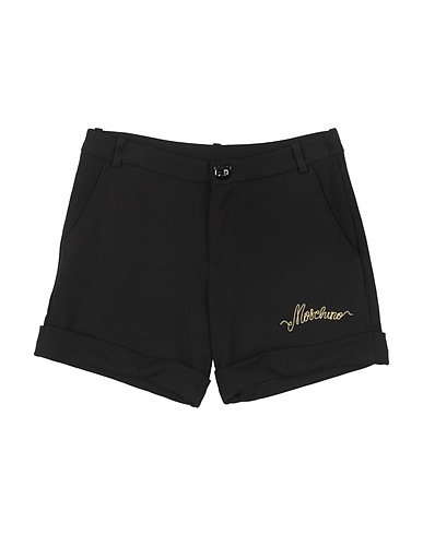 MOSCHINO TEEN Shorts y Bermudas Negro 68% Viscosa, 27% Poliamida, 5% Elastán
