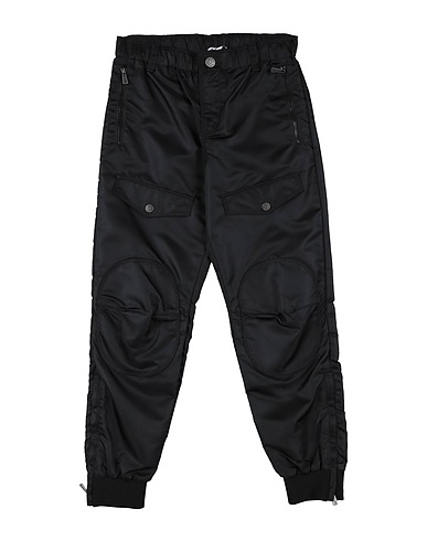 MOSCHINO TEEN Pantalone Nero 100% Poliammide, Poliestere, Elastan