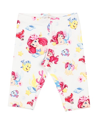 MONNALISA Leggings White 90% Cotton, 10% Elastane