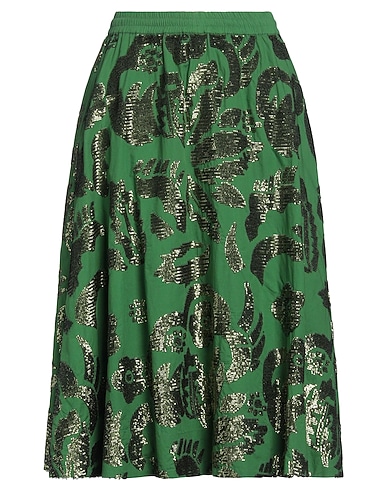 ESSENTIEL ANTWERP Midi skirt Green 100% Cotton