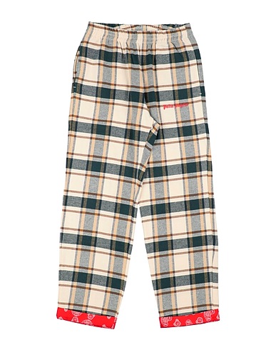 PALM ANGELS Casual trouser Ivory 100% Cotton