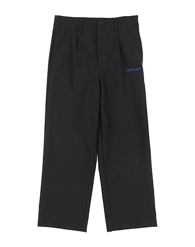 OFF-WHITE™ KIDS Pantaloni NERO 55% Poliestere, 45% Lana