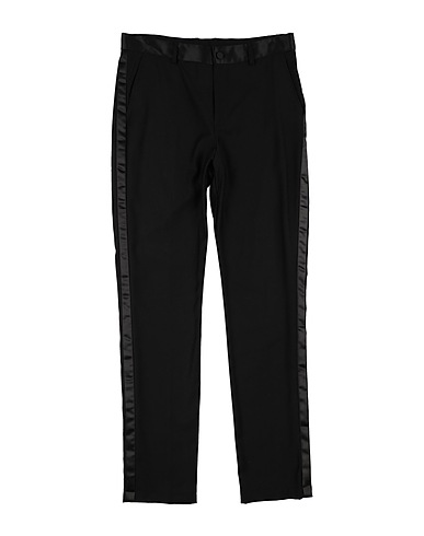 MONNALISA Casual trouser Black 70% Polyester, 30% Viscose