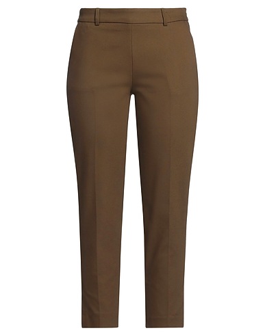 MORGAN DE TOI Casual trouser Military green 53% Cotton, 44% Polyester, 3% Elastane