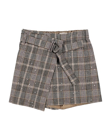 BRUNELLO CUCINELLI Skirt Khaki 73% Virgin Wool, 26% Cotton, 1% Polyester, Ecobrass