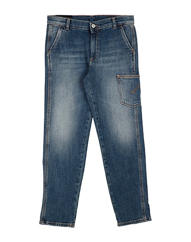 DONDUP Denim trousers Blue 98% Cotton, 2% Elastane
