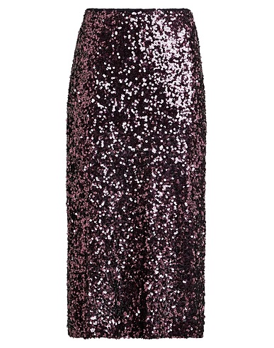 MARCH 23 Midi skirt Dark purple 96% Polyester, 4% Elastane