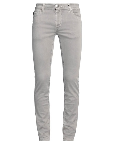TRAMAROSSA Casual trouser Grey 87% Cotton, 9% Polyester, 4% Elastane