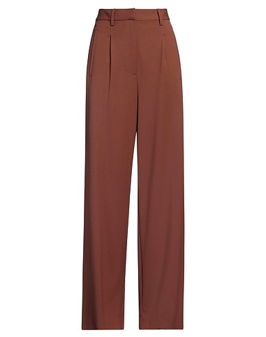 A.B. Casual trouser Brown 98% Virgin Wool, 2% Elastane