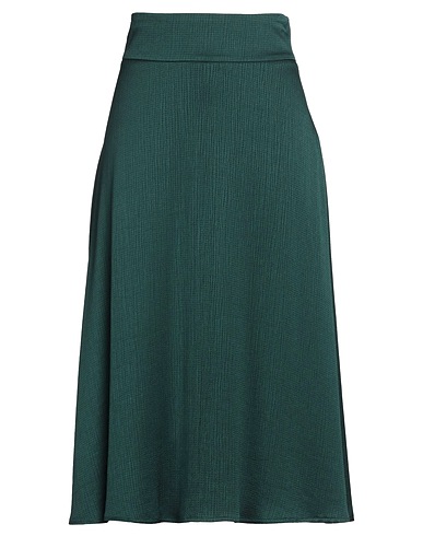 XANDRES Midi skirt Dark green 56% Acetate, 44% Viscose