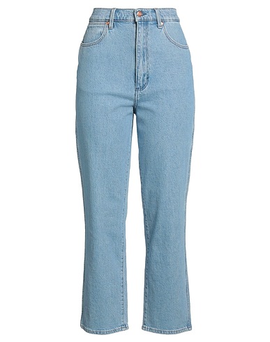 WRANGLER Denim pants Blue 99% Cotton, 1% Elastane