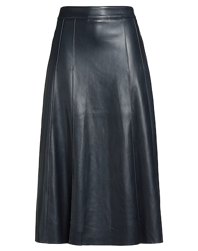 ESSENTIEL ANTWERP Midi skirt Midnight blue 60% Polyurethane, 40% Polyester