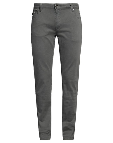 TRAMAROSSA Casual pants Lead 87% Cotton, 9% Polyester, 4% Elastane