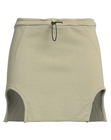 BARROW Mini skirt Sage green 100% Cotton