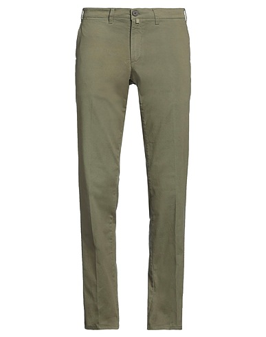 BARBOUR Casual trouser Military green 56% Organic cotton, 41% Cotton, 3% Elastane