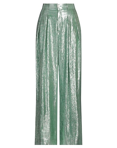 INDRESS Pantalone Verde 64% Seta, 36% Poliestere