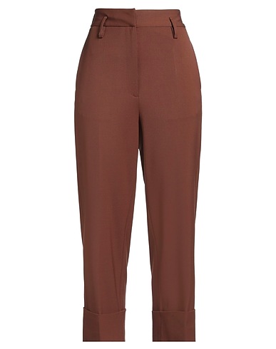 A.B. Casual trouser Brown 53% Polyester, 43% Virgin Wool, 4% Elastane