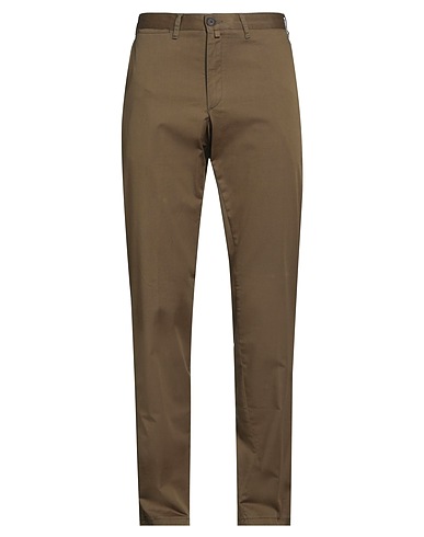 BARBOUR Casual trouser Military green 63% Cotton, 35% Lyocell, 2% Elastane