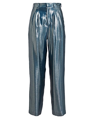 INDRESS Casual trouser Dark green 63% Silk, 37% Polyester