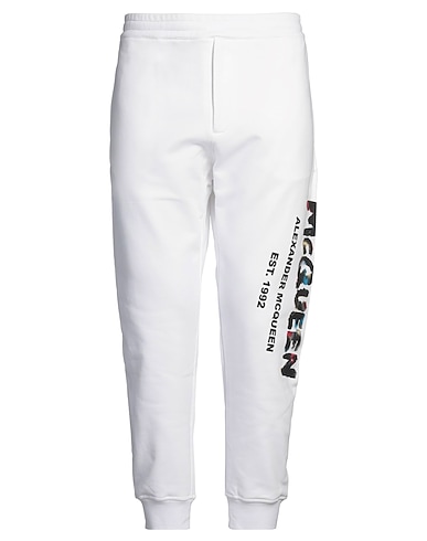 MCQUEEN Casual trouser 100% Cotton, Elastane