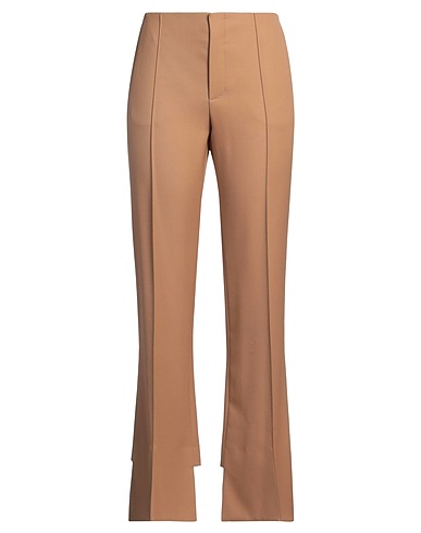 CHLOÉ Casual pants Camel 100% Virgin Wool, Viscose, Cotton