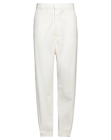 MM6 MAISON MARGIELA Casual trouser White 100% Cotton
