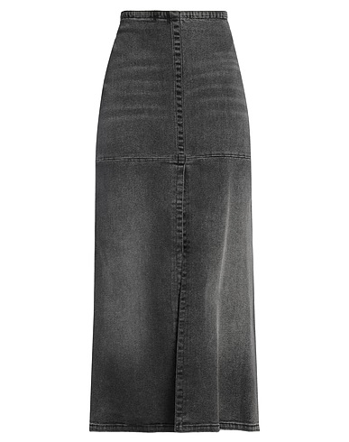 MM6 MAISON MARGIELA Τζιν φούστα Μαύρο 98% Βαμβάκι, 2% Ελαστάνη