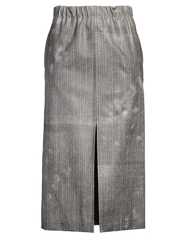 MAISON MARGIELA Midi skirt Grey 100% Wool