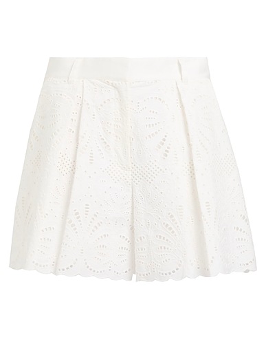 SELF-PORTRAIT Shorts & Bermuda White 100% Cotton