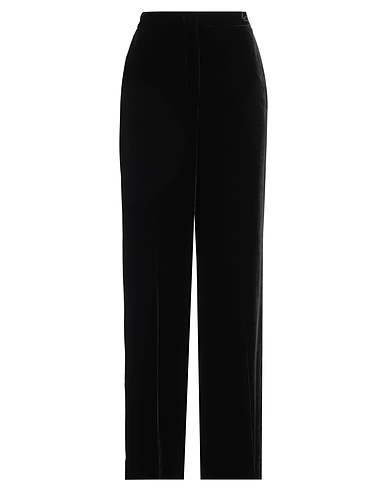 P.A.R.O.S.H. Casual trouser Black 80% Viscose, 20% Silk