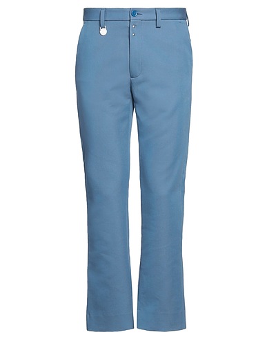 MM6 MAISON MARGIELA Casual trouser Pastel blue 78% Cotton, 22% Polyamide