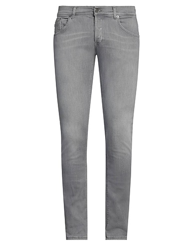 DONDUP Denim trousers Grey 92% Cotton, 6% Elastomultiester, 2% Elastane