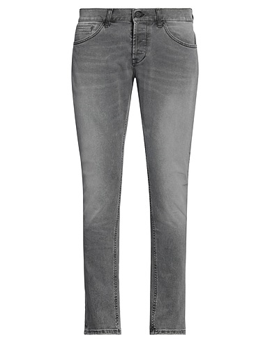 DONDUP Denim trousers Grey 98% Cotton, 2% Elastane