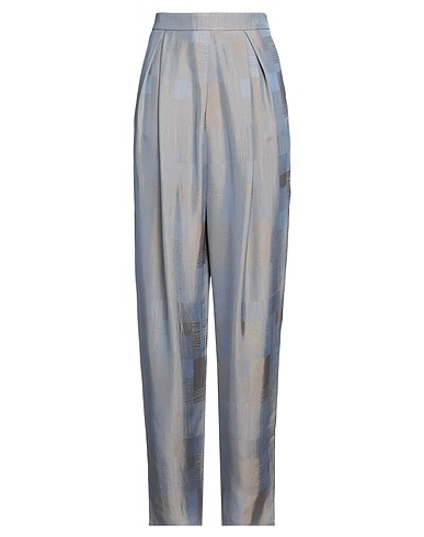 GIORGIO ARMANI Casual trouser Light blue 61% Acetate, 39% Viscose