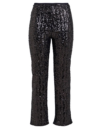 CHIARA BONI LA PETITE ROBE Casual pants Black 100% Polyester, Polyamide, Elastane