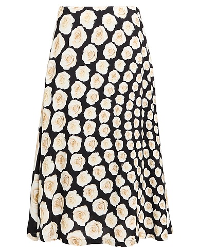 VIVETTA Midi skirt Black 100% Viscose