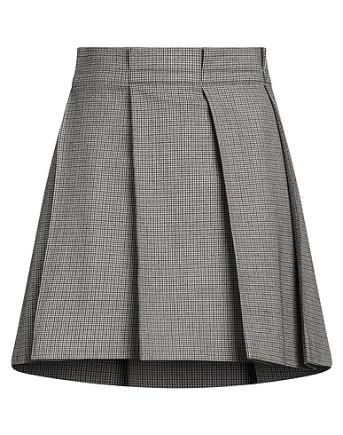 BRUNELLO CUCINELLI Mini skirt Brown 92% Virgin Wool, 6% Polyamide, 2% Elastane