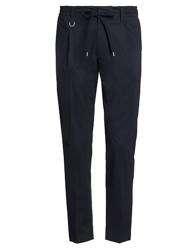 PAOLO PECORA Pantalone Blu navy 98% Cotone, 2% Elastan