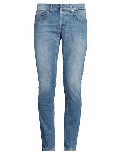 DONDUP Denim trousers Blue 97% Organic cotton, 3% Recycled elastane