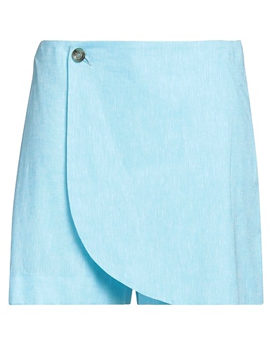 VIVETTA Shorts & Bermuda Azure 55% Linen, 45% Cotton