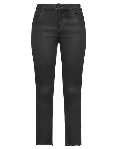 LIVIANA CONTI Bootcut Jeans Black 98% Cotton, 2% Elastane
