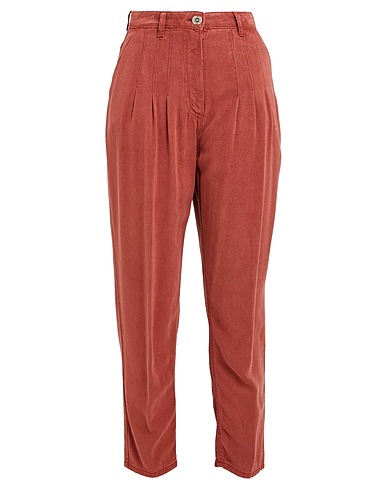ELISABETTA FRANCHI Denim trousers Antique rose 100% Lyocell
