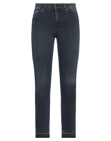 D.EXTERIOR Denim trousers Blue 82% Cotton, 16% Polyester, 2% Elastane