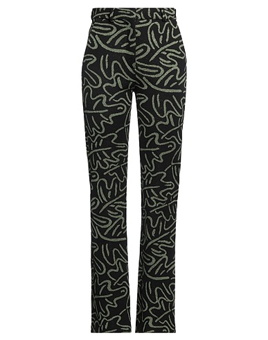 M MISSONI Casual pants Black 45% Wool, 28% Viscose, 17% Polyester, 6% Metallic fiber, 4% Polyamide