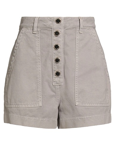 ELISABETTA FRANCHI Shorts jeans Grigio 100% Cotone