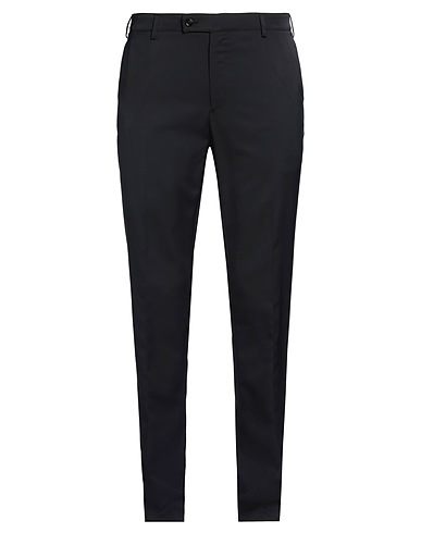 LARDINI Casual trouser Black 50% Polyamide, 34% Wool, 15% Mohair wool, 1% Elastane