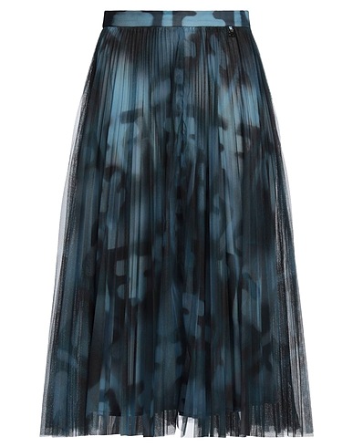 ELISABETTA FRANCHI Midi skirt Navy blue 100% Polyester