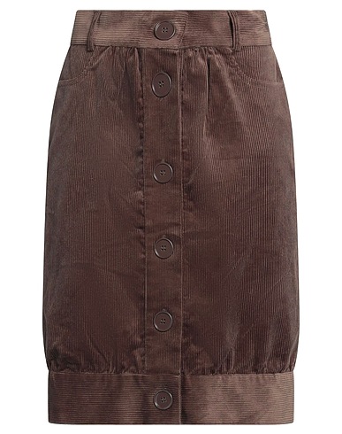 MISSONI Mini skirt Brown 98% Cotton, 2% Elastane