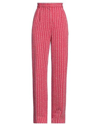 M MISSONI Casual pants Red 88% Cotton, 12% Polyester